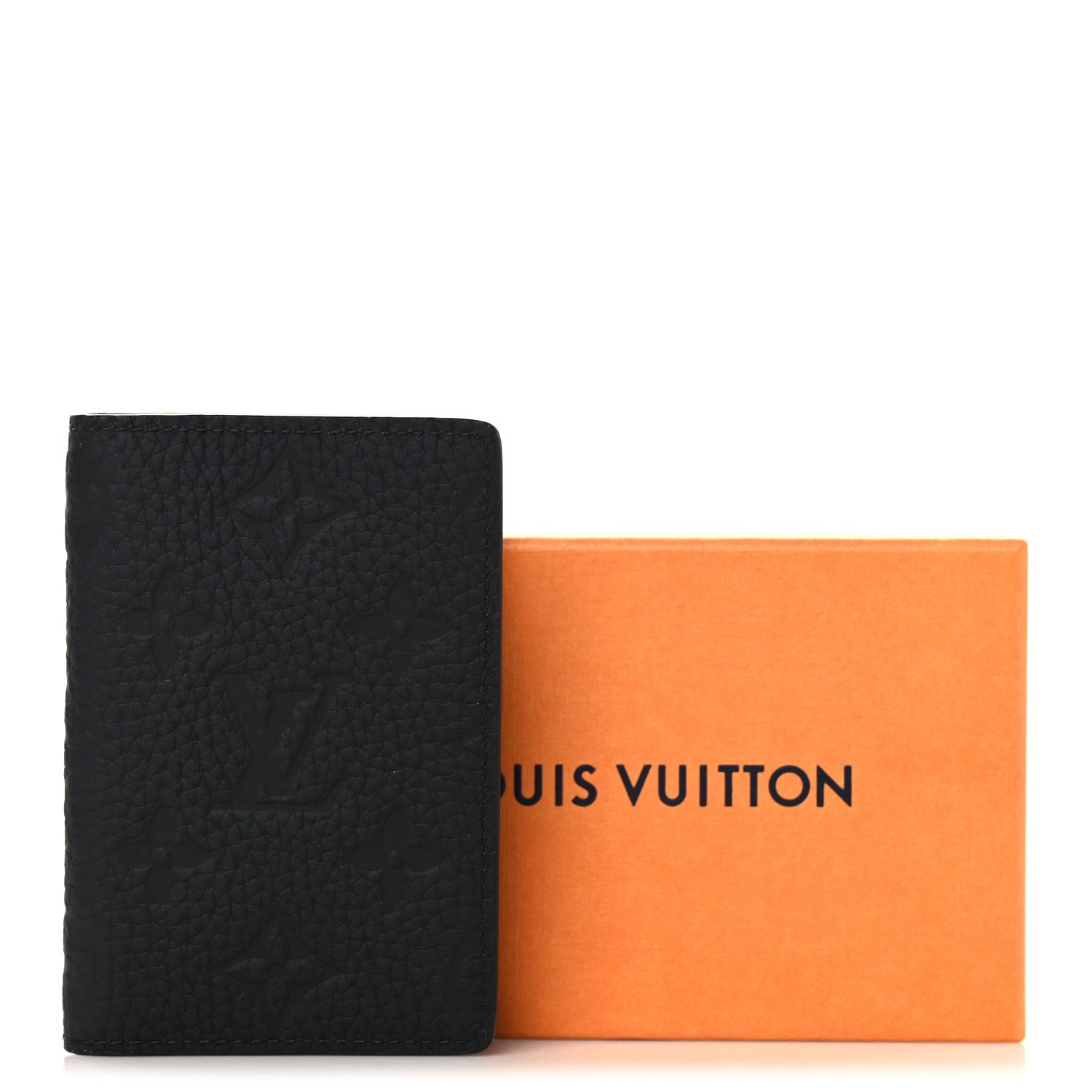 Louis Vuitton Taurillon Monogram Pocket Organizer Black