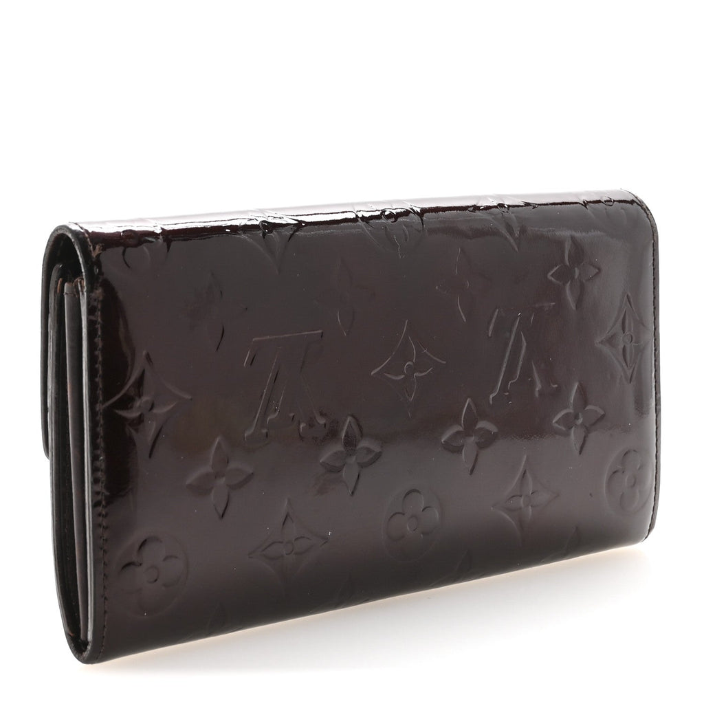 Louis Vuitton Vernis Sarah Wallet Rouge Fauviste