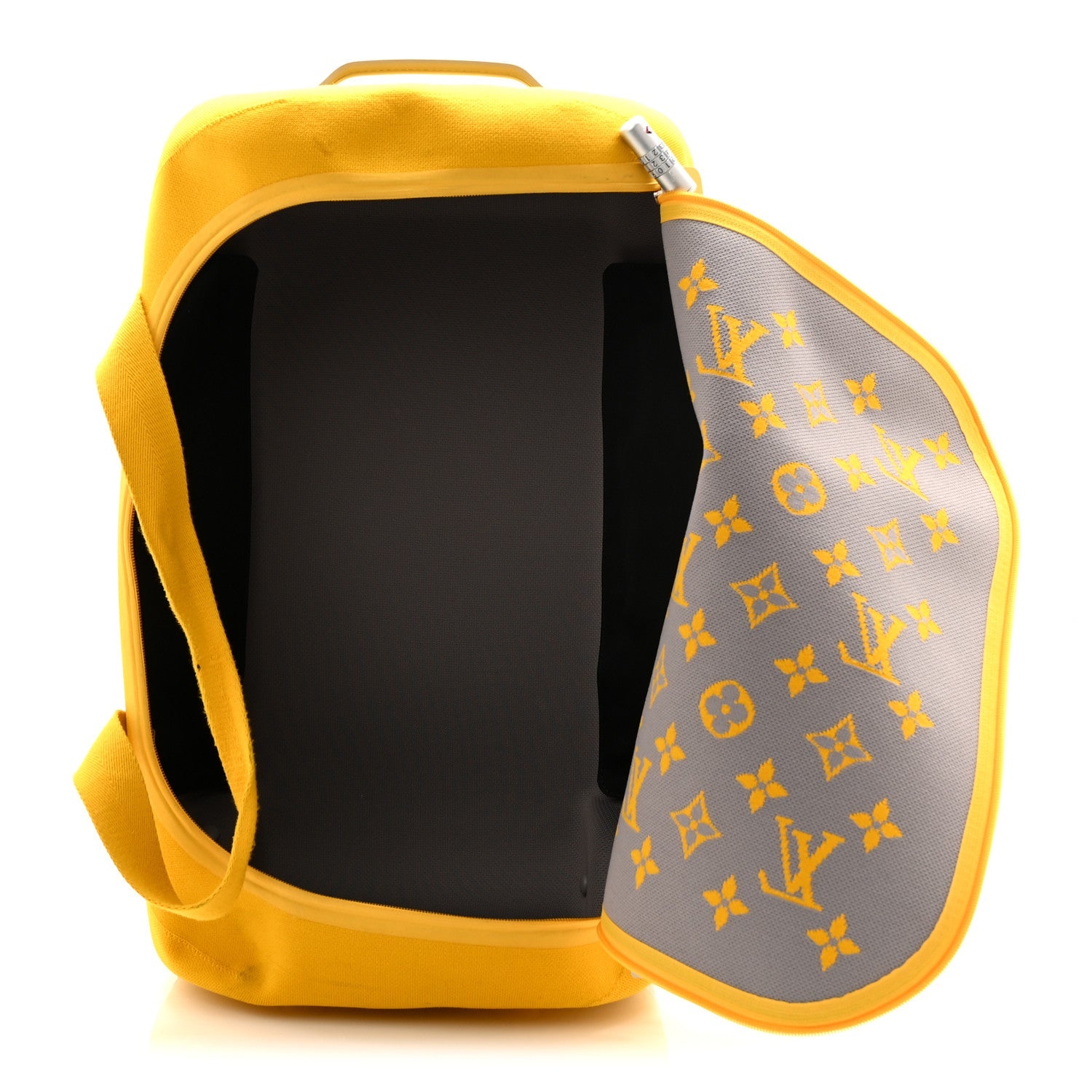 Louis Vuitton Knit Monogram Horizon Soft Duffle 55 Jaune