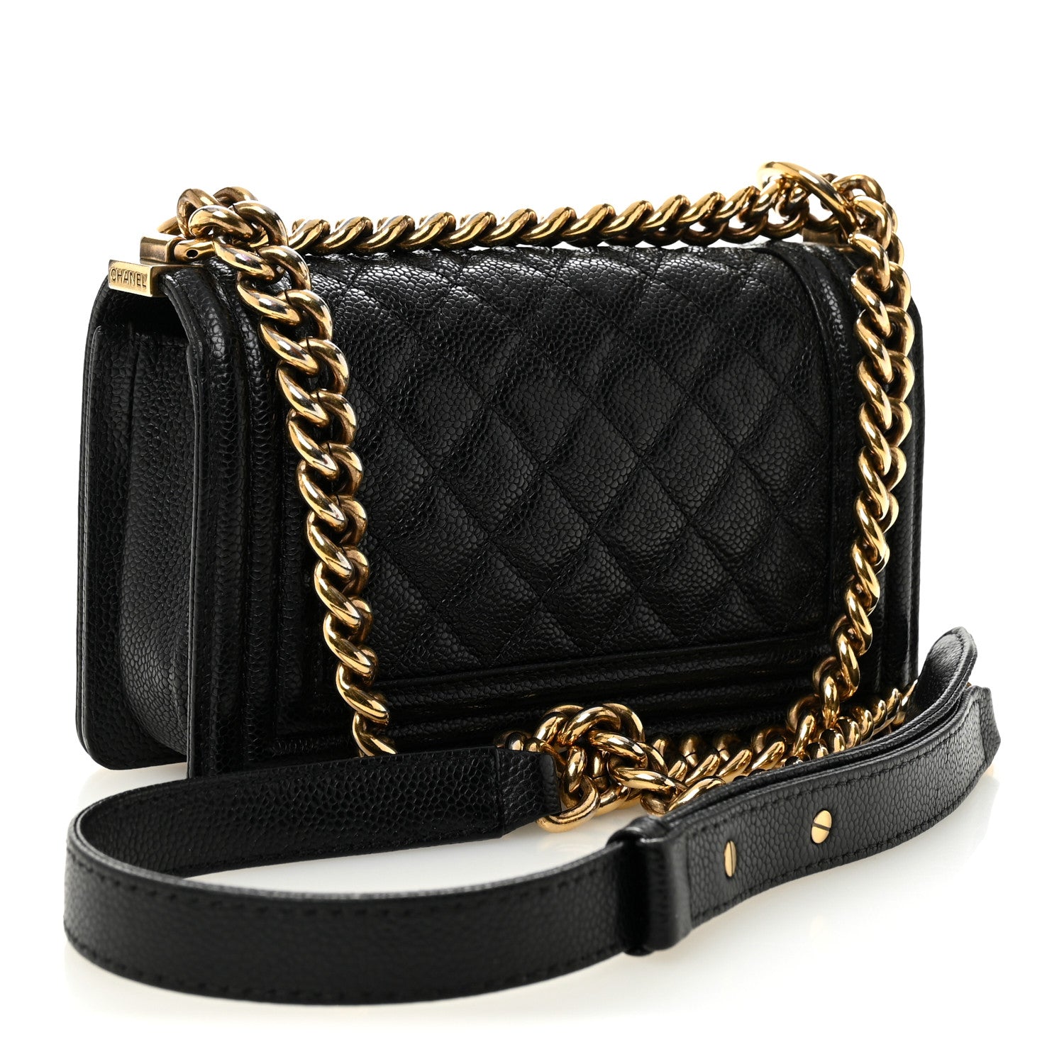 Chanel Caviar Quilted Small Boy Flap Black