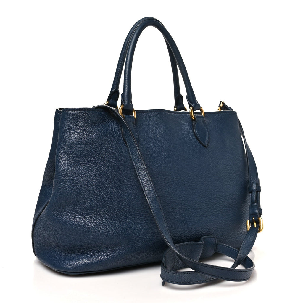 Prada Vitello Phenix Shopping Tote Baltico