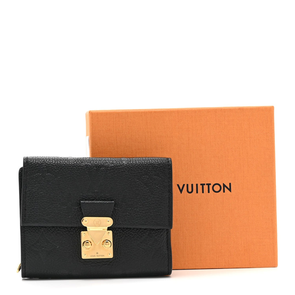 Louis Vuitton Empreinte Metis Compact Wallet Black