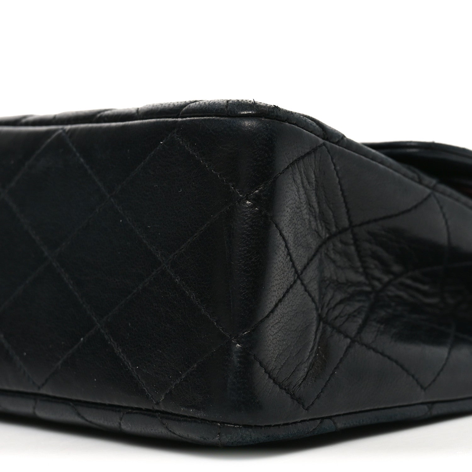 Chanel Lambskin Quilted Medium Double Flap Black