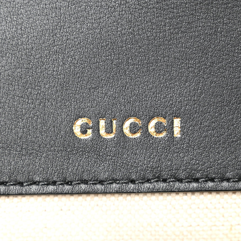 Gucci GG Supreme Monogram Horsebit 1955 Soft Small Shoulder Bag Beige Black