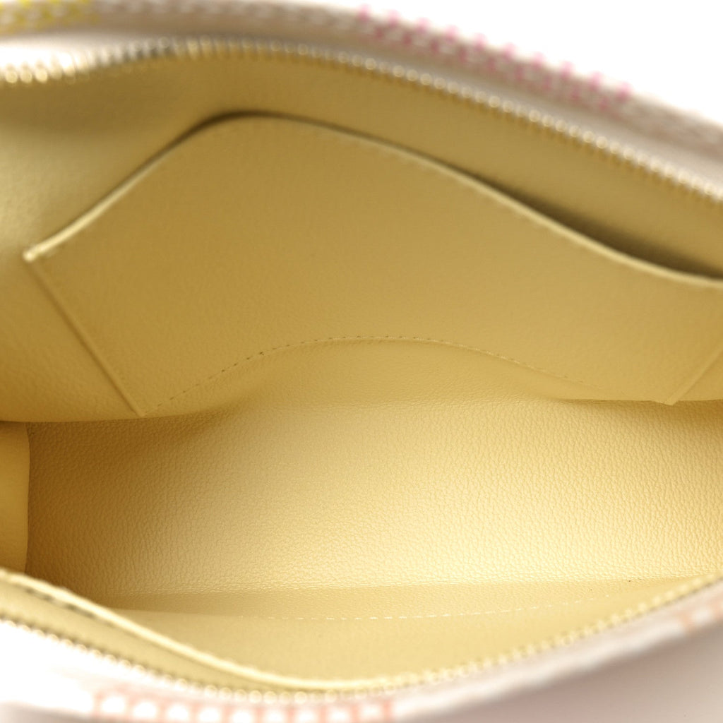 Louis Vuitton Damier Giant Toiletry Pouch   Peach
