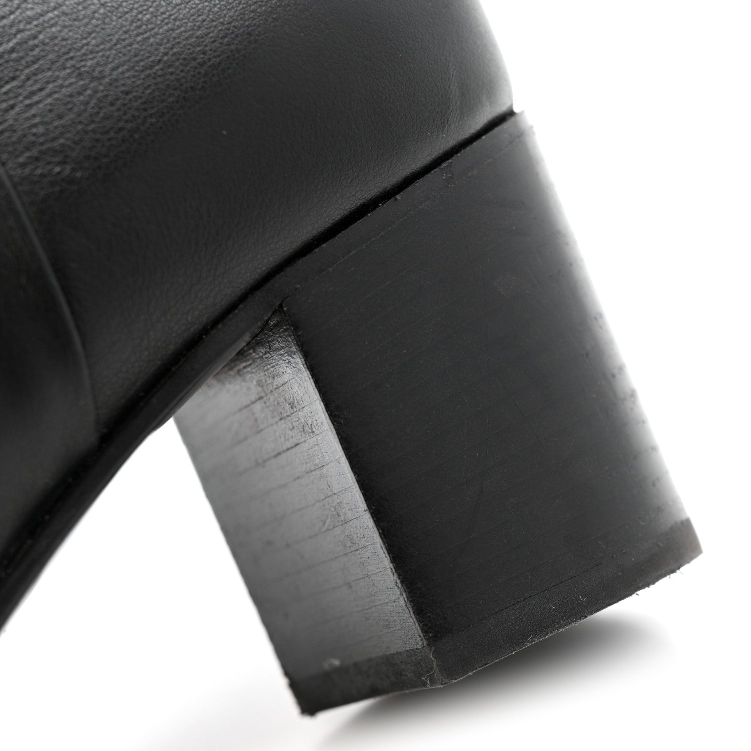 Calfskin CC Ankle Boots 40 Black