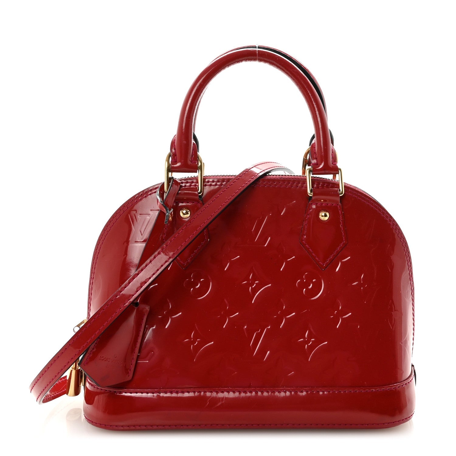 Louis Vuitton Vernis Alma BB Rose Indien