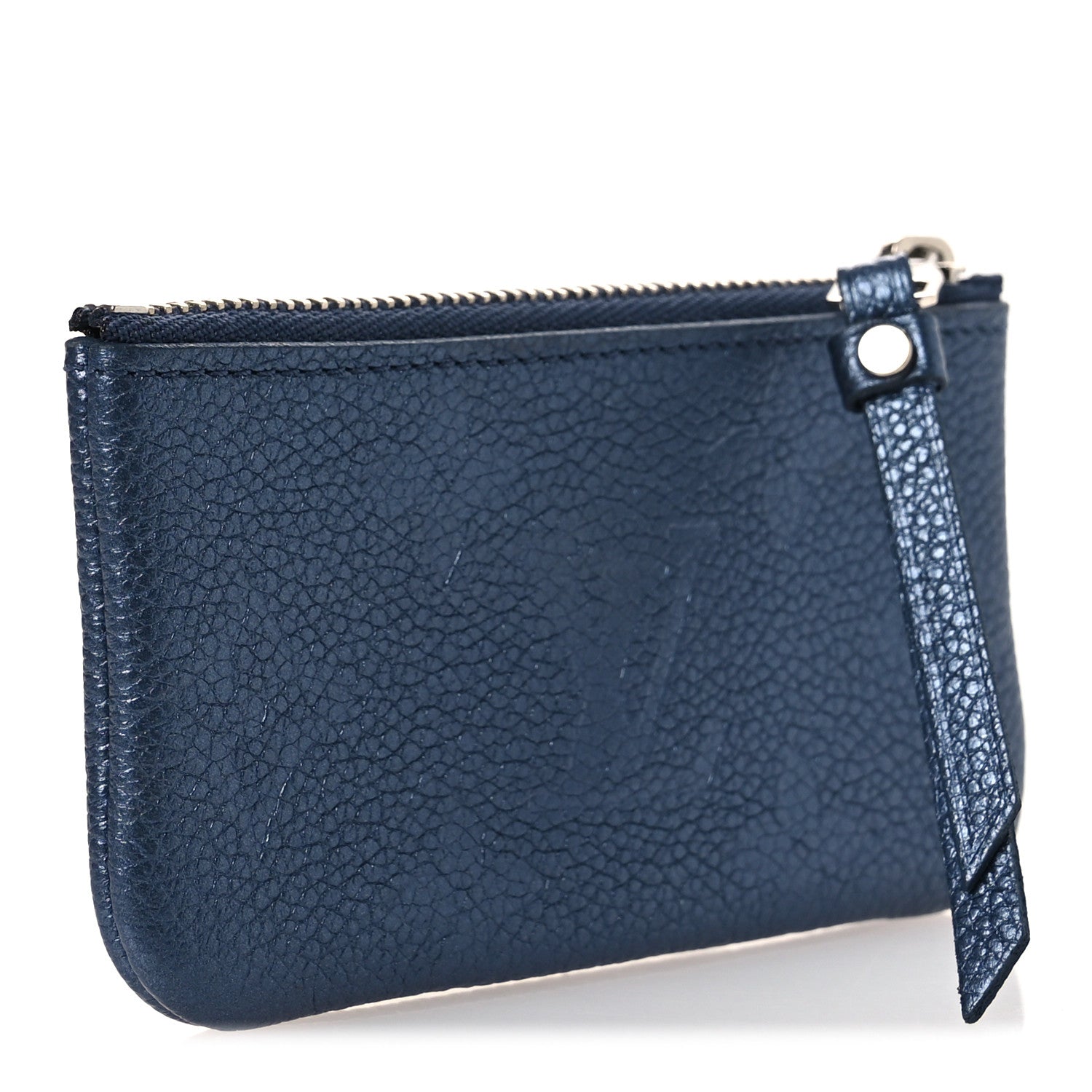 Louis Vuitton Metallic Empreinte Monogram Giant Key Pouch Navy Nacre