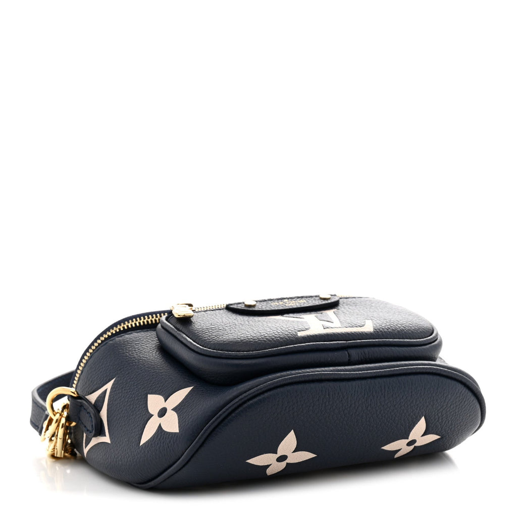 Louis Vuitton Empreinte Monogram Giant Mini By The Pool Bumbag Blue Beige