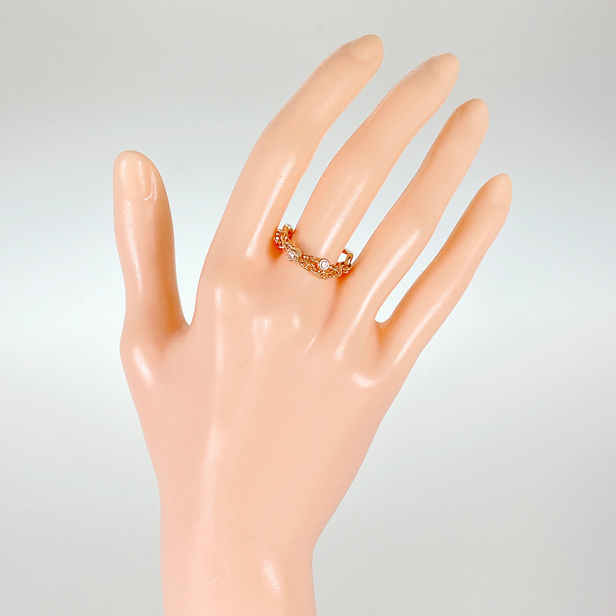 HERMES Chaine d'Ancre chaos Ring