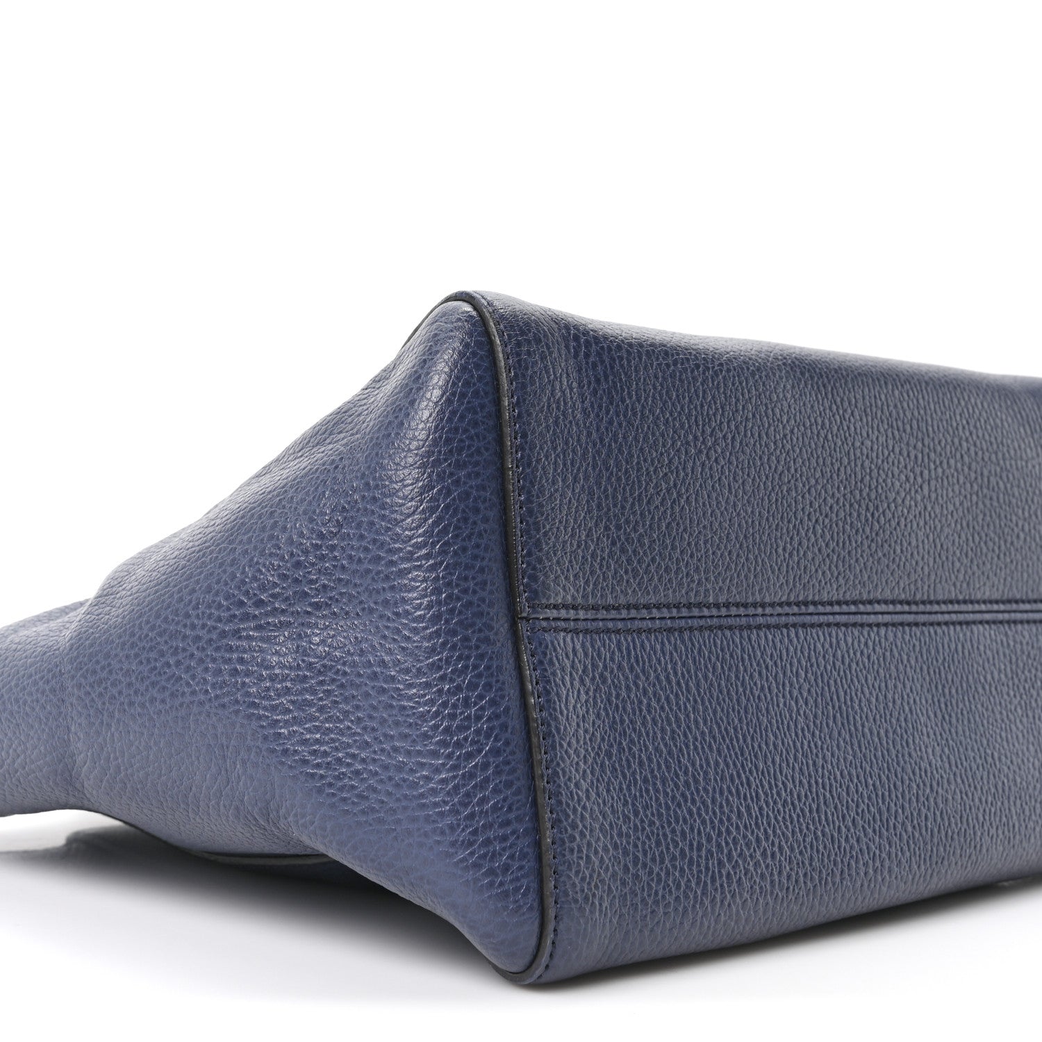 Gucci Dollar Calfskin Small Swing Tote Classic Marine Deep Cobalt