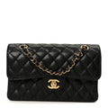 Chanel Caviar Quilted Small Double Flap Black
