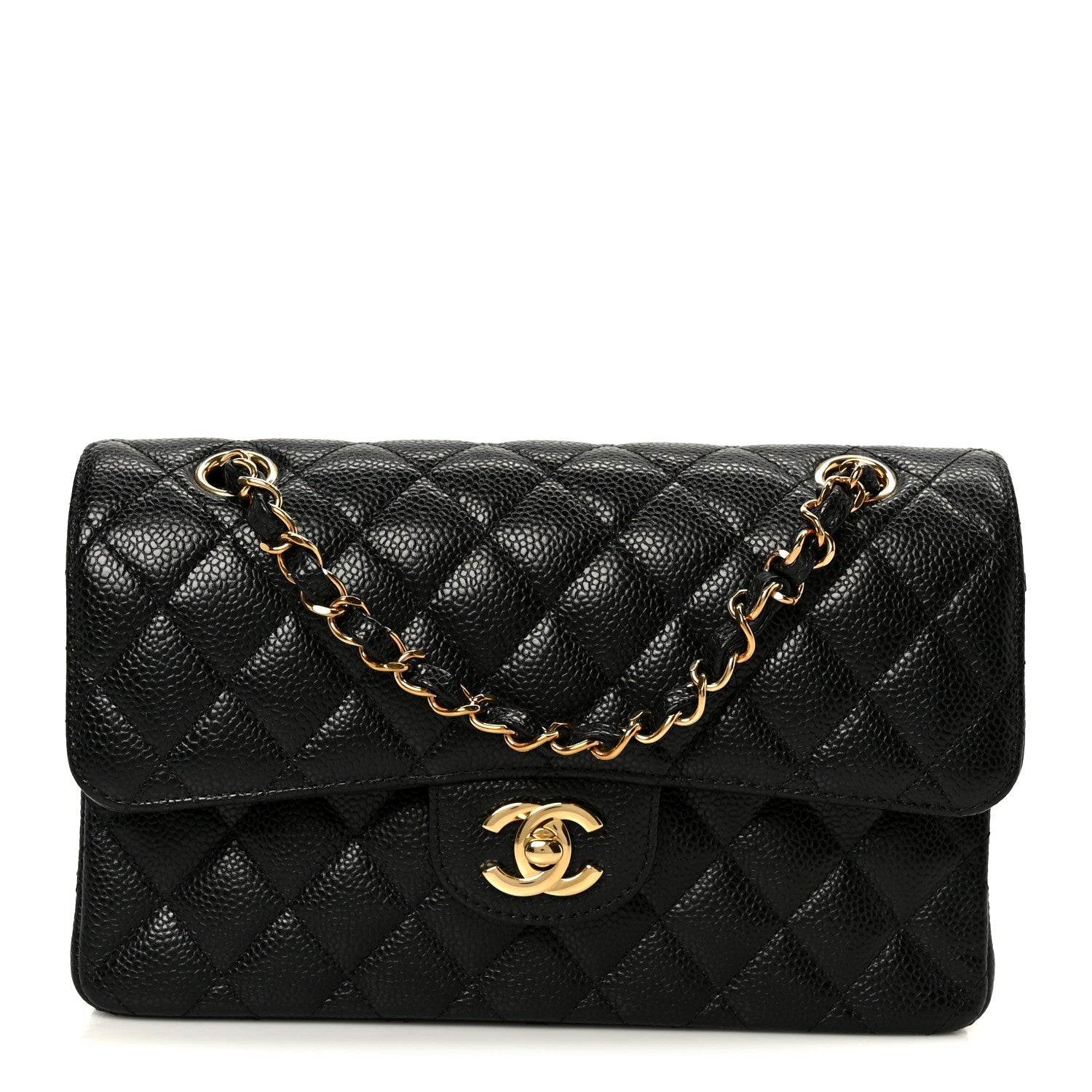 Chanel Caviar Quilted Small Double Flap Black