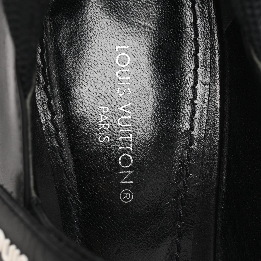 Louis Vuitton Calfskin Star Trail Ankle Pumps 37 Black