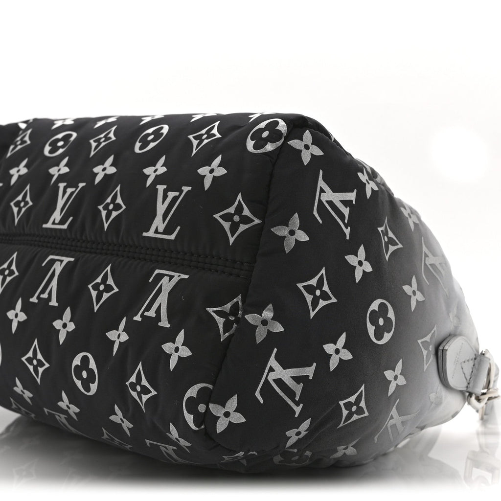 Louis Vuitton Nylon Monogram Gradient LV Snow Speedy Bandouliere 25 Frost