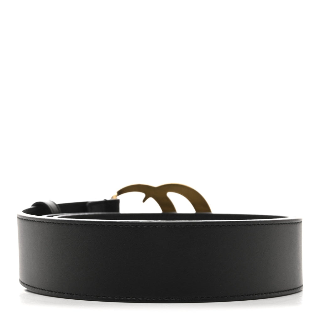 Gucci Calfskin Double G 40mm Belt 90 36 Black