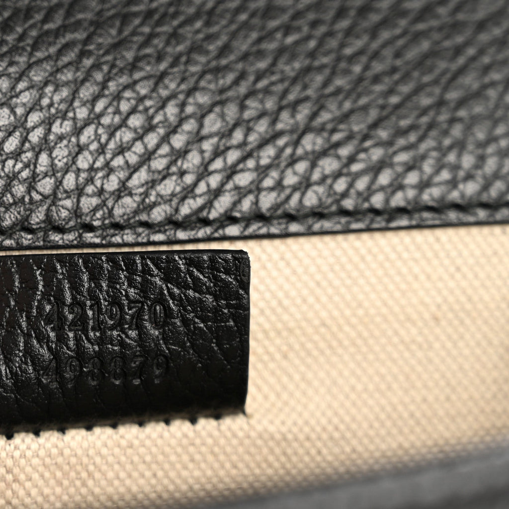 Gucci Calfskin Mini Dionysus Shoulder Bag Black