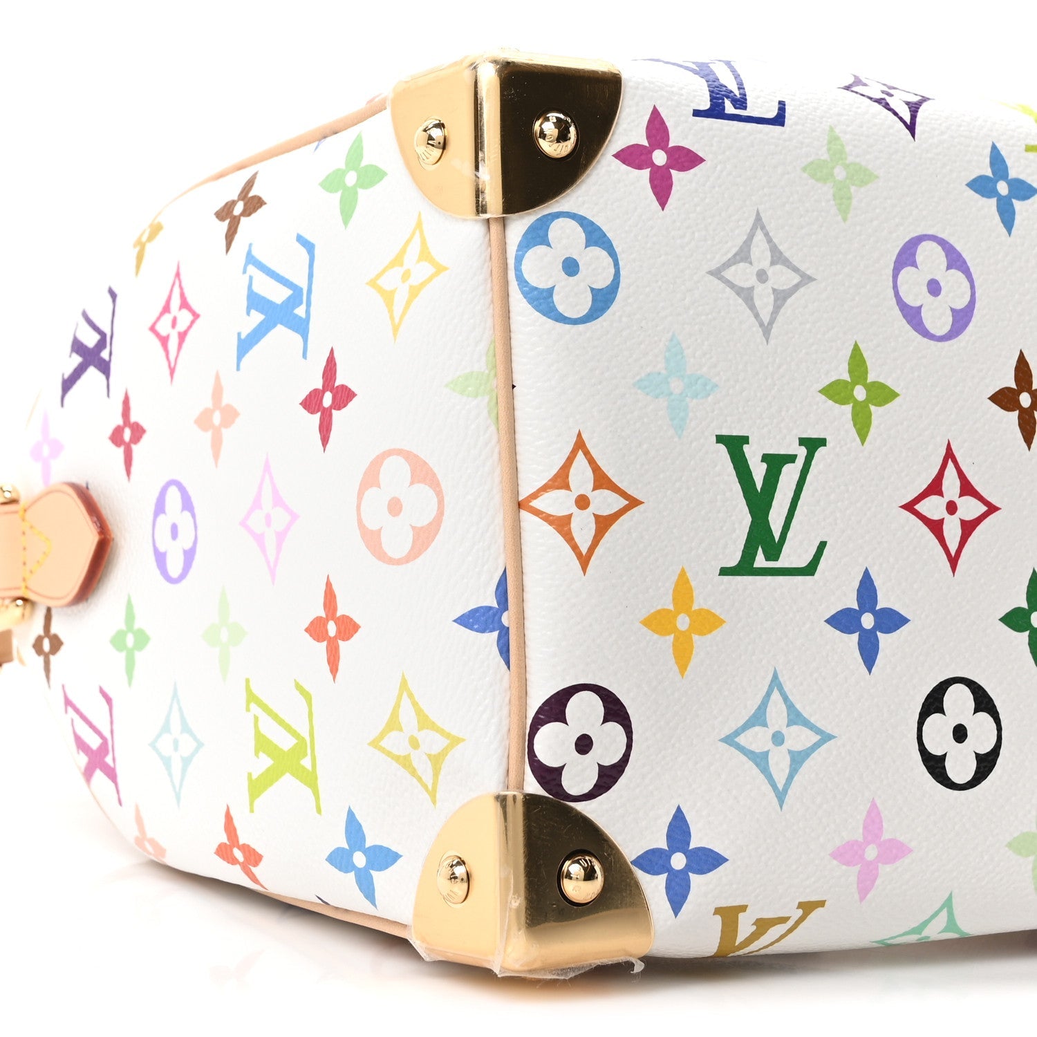Louis Vuitton LV X TM Monogram Multicolor Speedy Bandouliere 25 White
