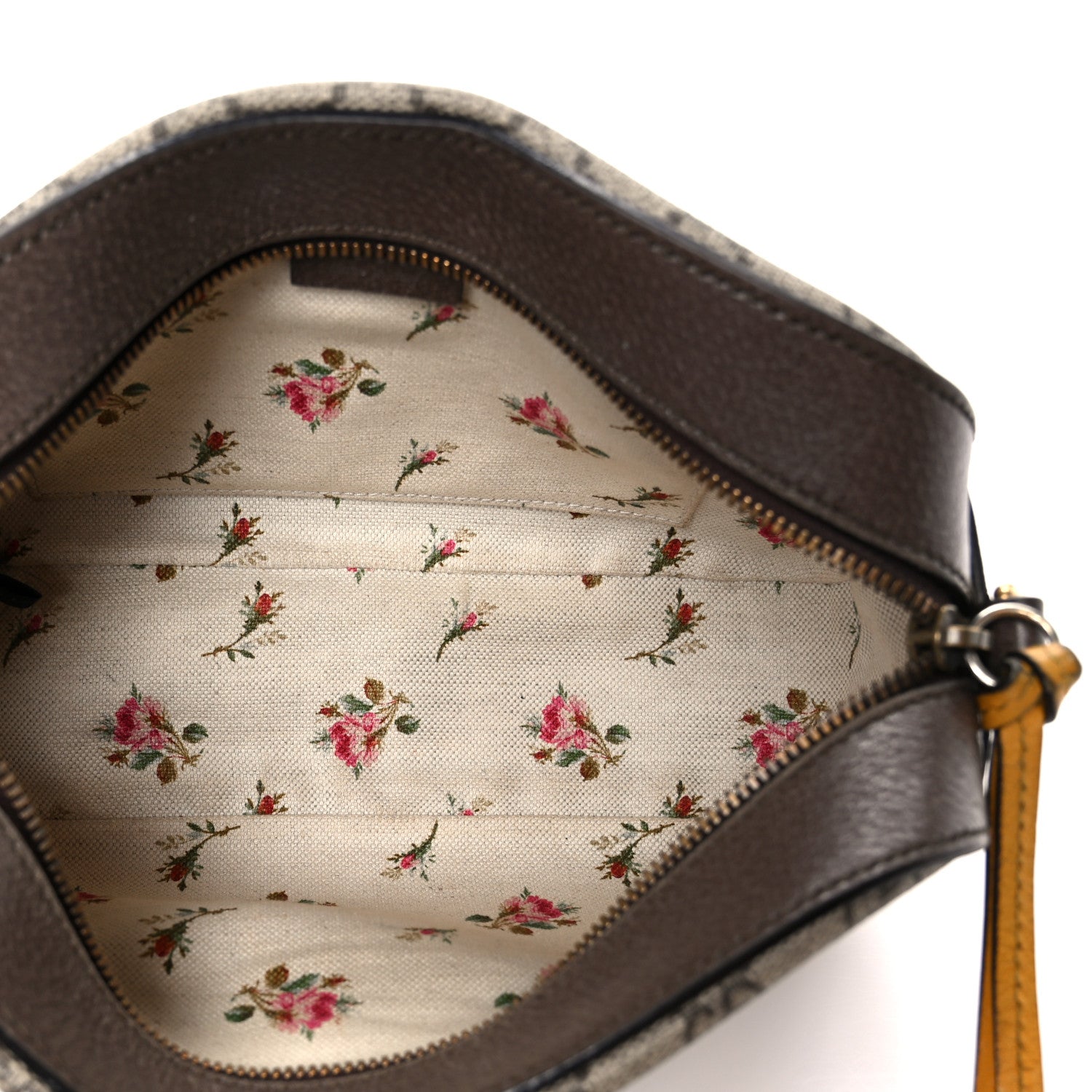 Gucci GG Supreme Monogram Web Neo Vintage Shoulder Bag Beige New Acero Crop