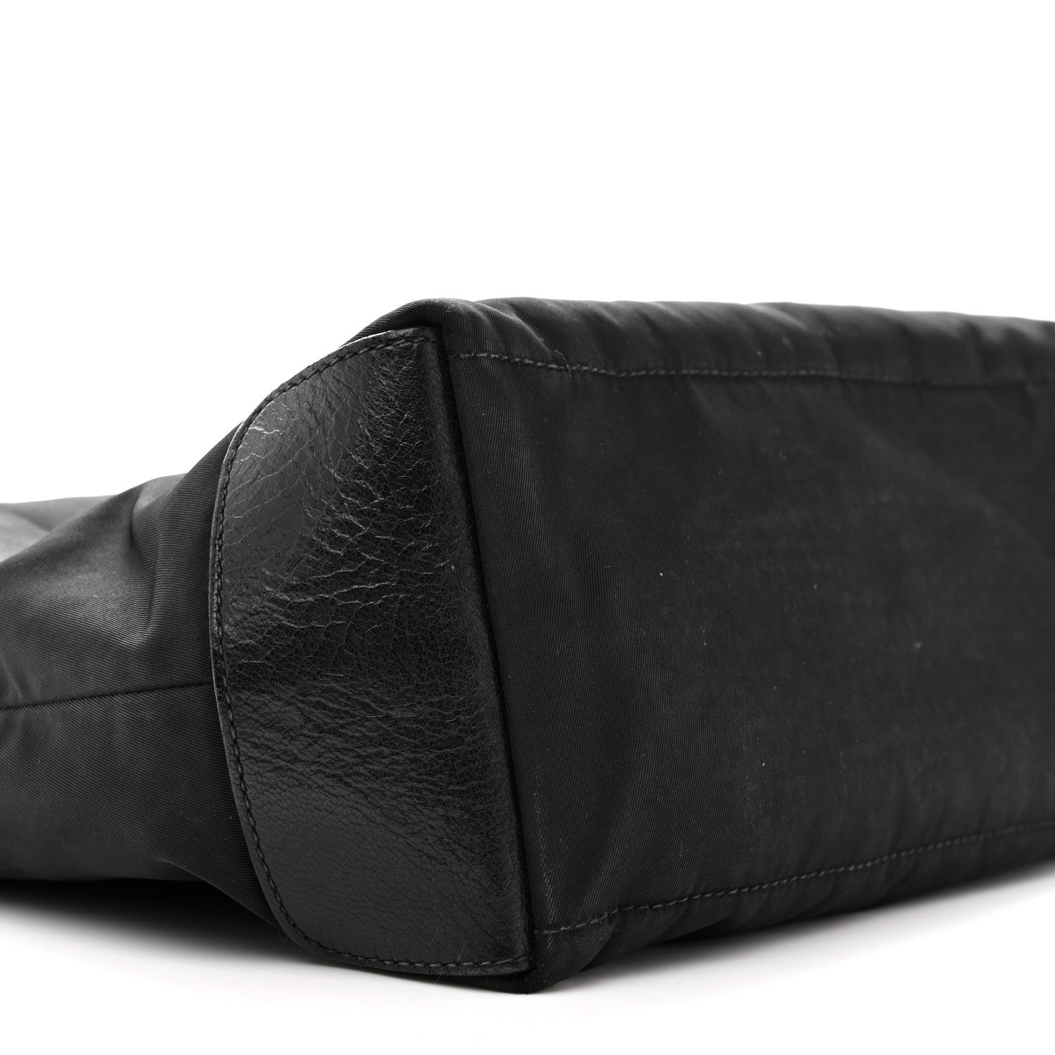 Prada Nylon Shoulder Bag  Black