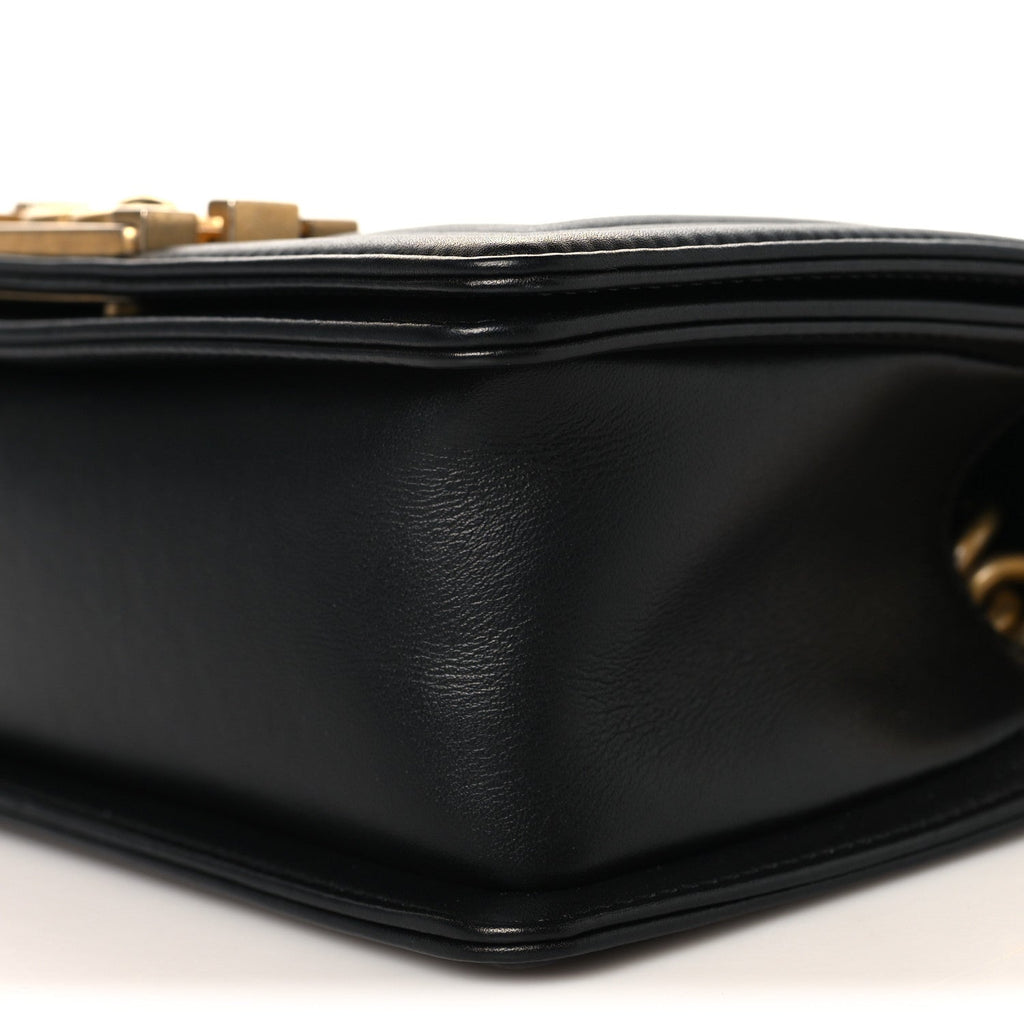 Chanel Calfskin Quilted Small Boy Flap Black