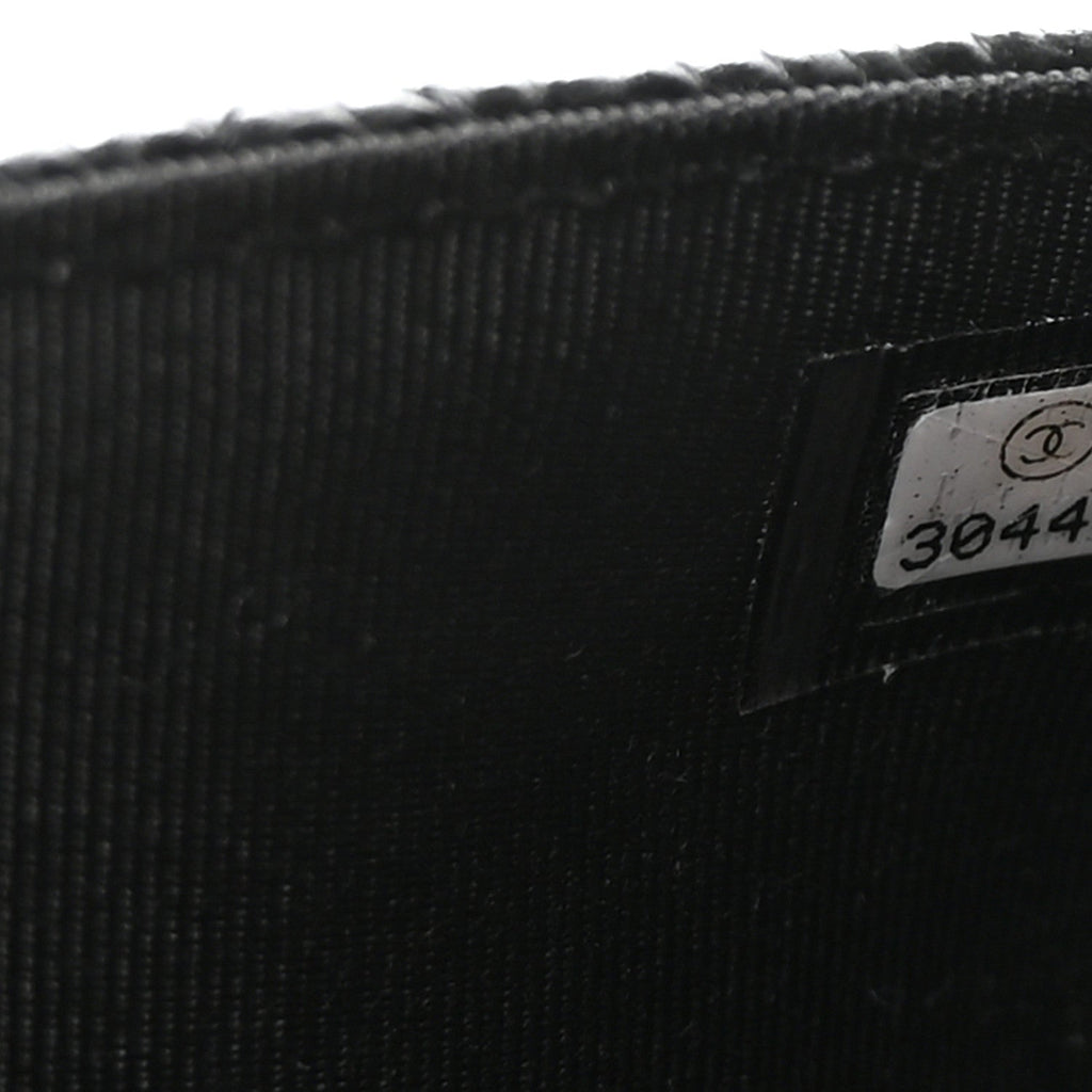 Chanel Caviar Quilted Wallet on Chain WOC Black