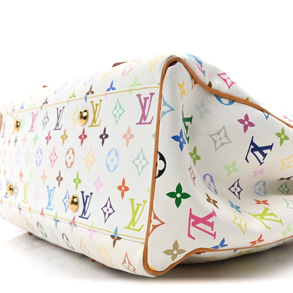 Louis Vuitton Monogram Multicolor Aurelia GM White