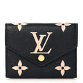 Louis Vuitton Empreinte Monogram Giant Victorine Wallet Black Beige