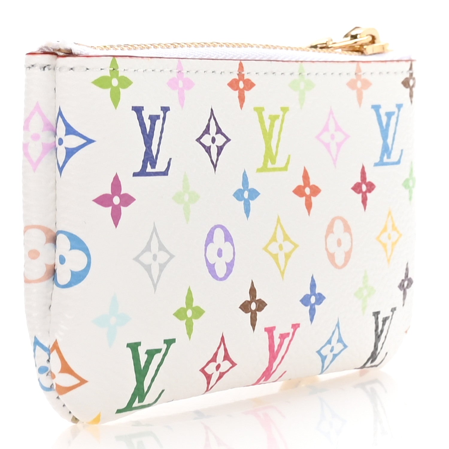 Louis Vuitton LV X TM Monogram Multicolor Key Pouch White