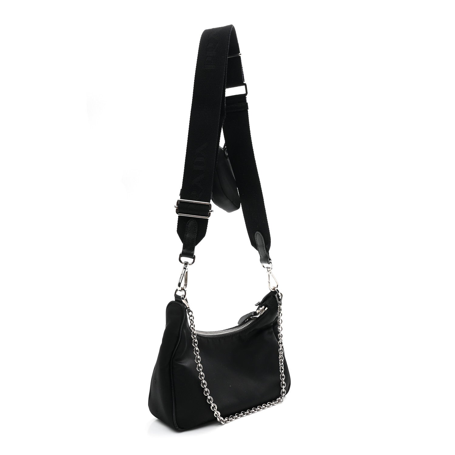 Prada Nylon Re-Edition 2005 Shoulder Bag Black