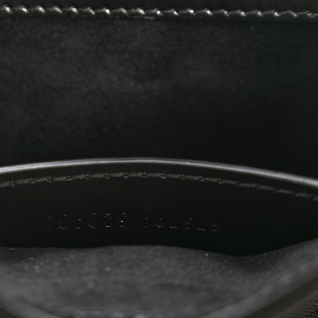 Gucci New Canvas Charisma Calfskin Crystal GG Monogram Mini Jackie 1961 Hobo Black