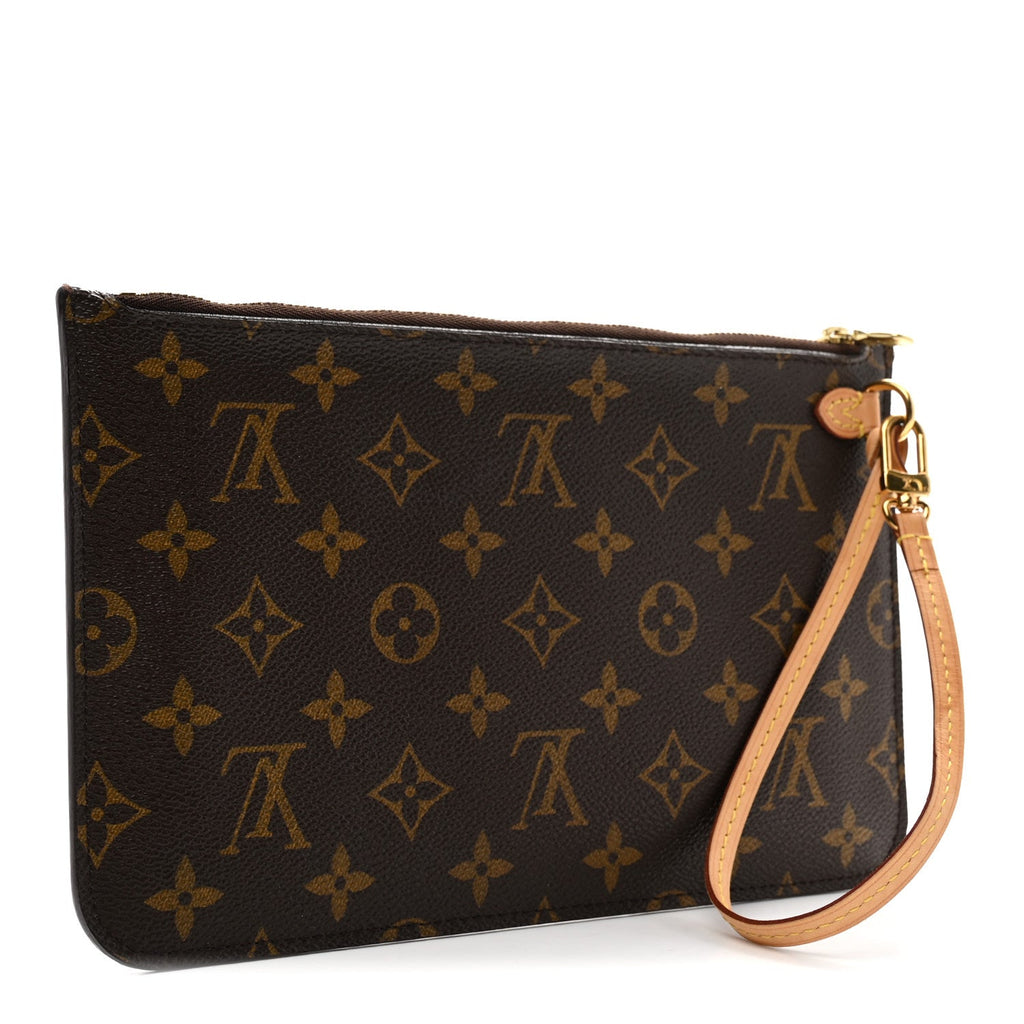 Louis Vuitton Monogram Neverfull MM GM Pochette Mimosa