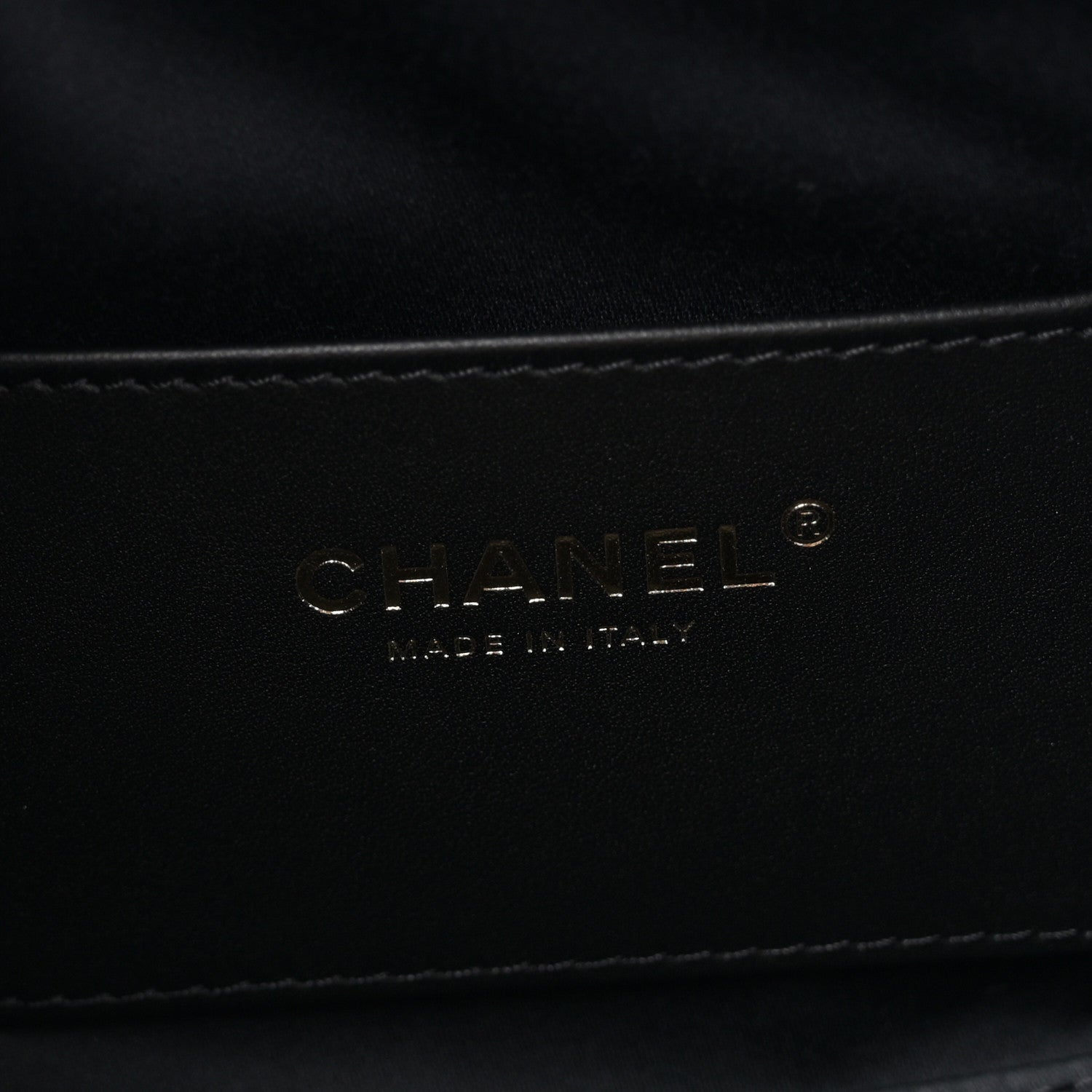 Chanel Washed Denim Quilted Mini Chanel 25 Handbag Black