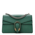 Gucci Pebbled Calfskin Small Dionysus Shoulder Bag Emerald
