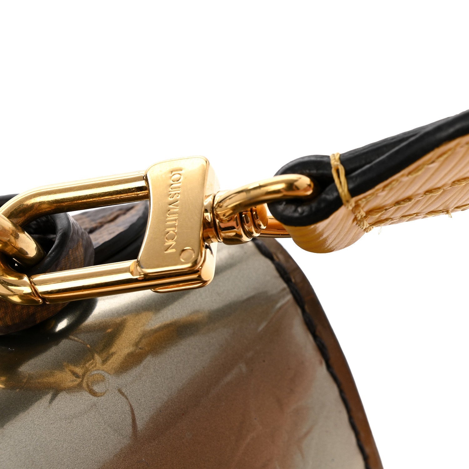 Louis Vuitton Vernis Epi Monogram Spring Street Bitume Metallise