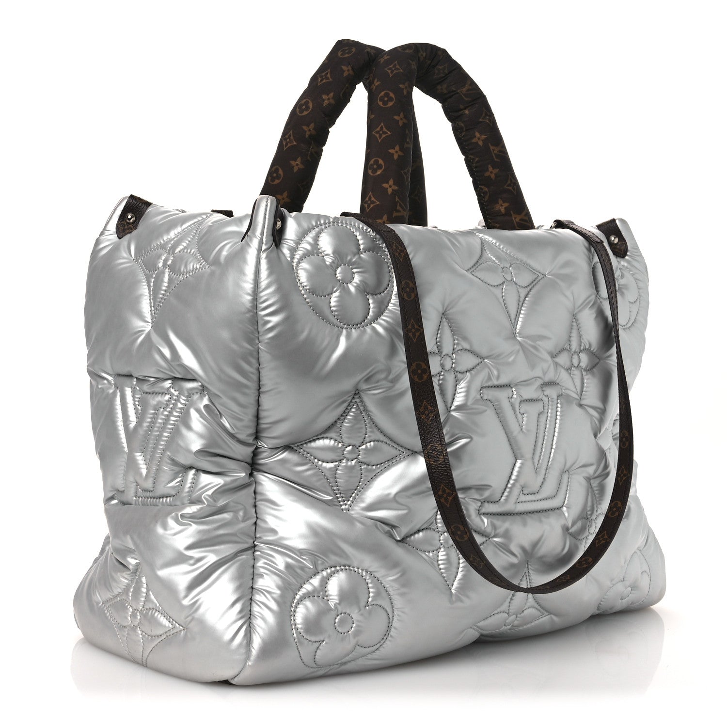 Louis Vuitton Econyl Monogram Pillow Giant Onthego GM Silver
