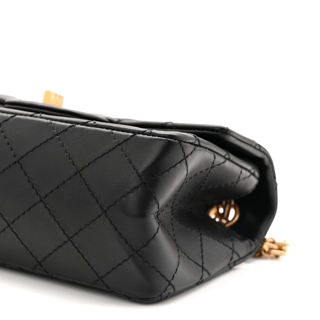 Chanel Calfskin Quilted 2.55 Reissue Mini Flap Black