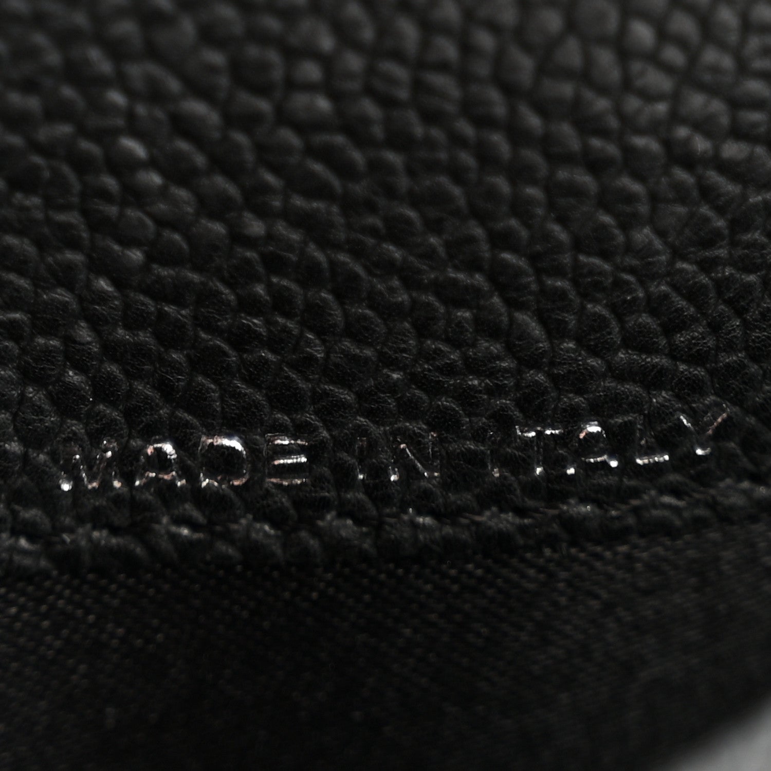 Caviar Quilted Stitched Outdoor Ligne Wallet Black
