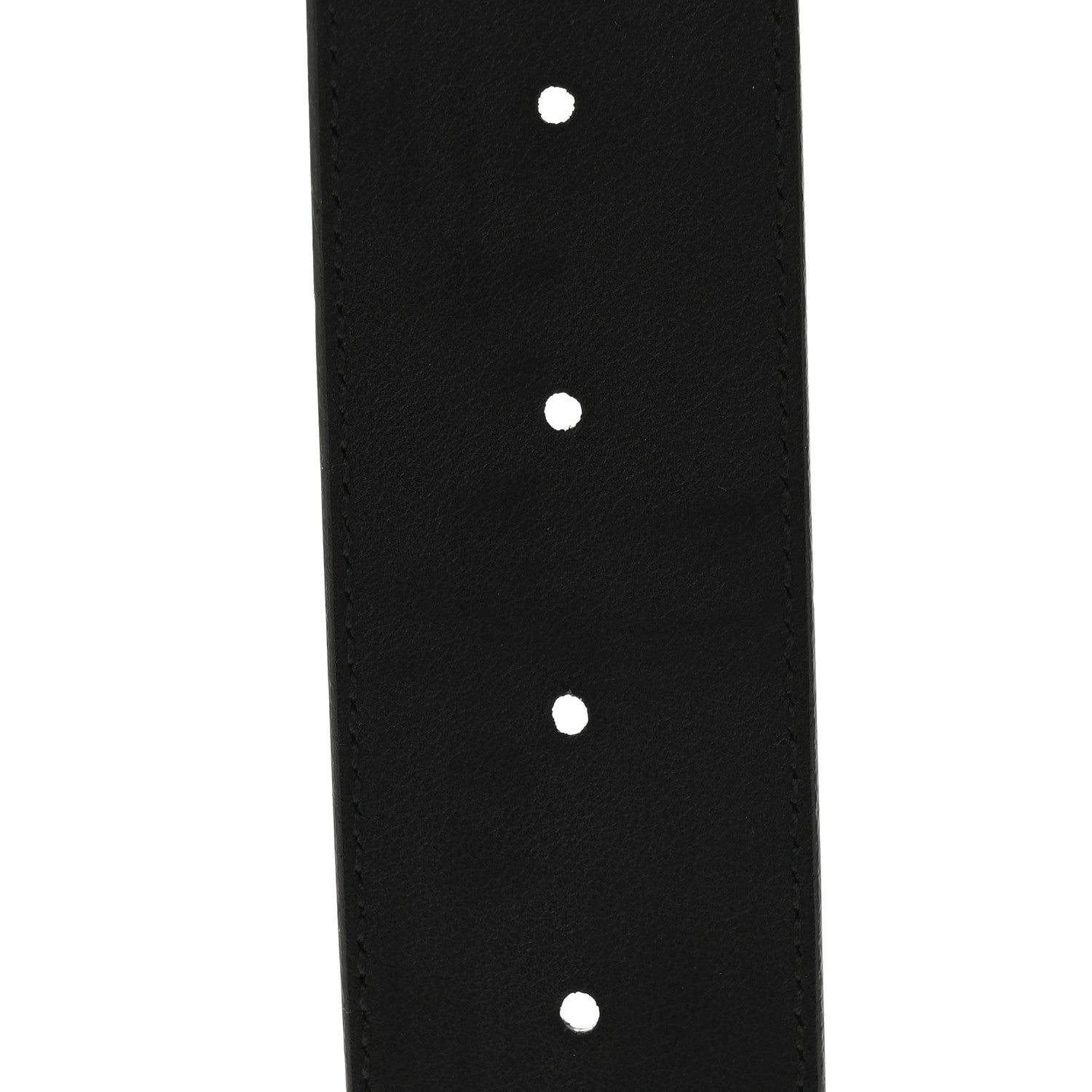 Gucci Calfskin Double G 40mm Belt 80 32 Black