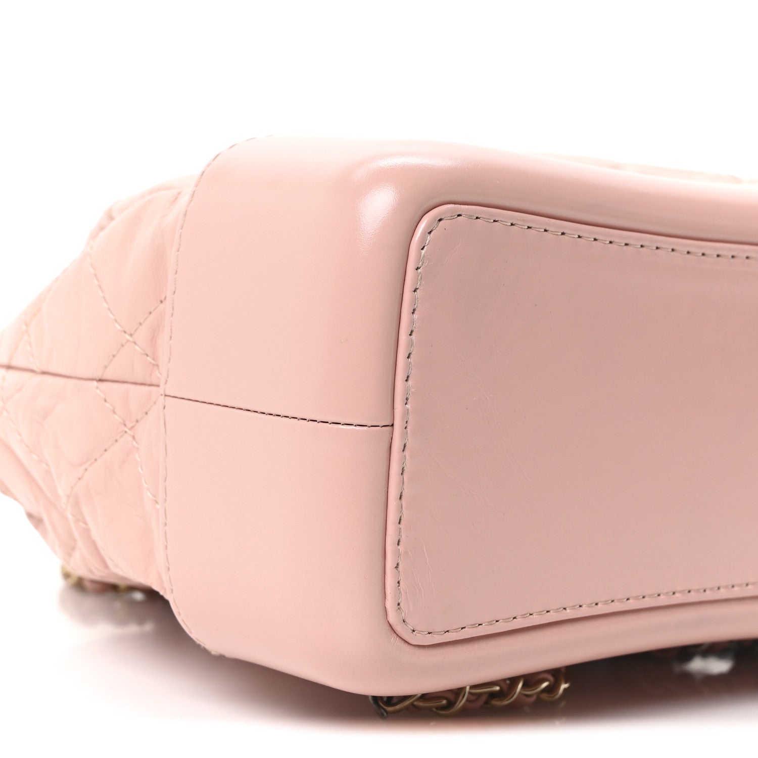 Chanel Aged Calfskin Quilted Small Gabrielle Backpack Pink