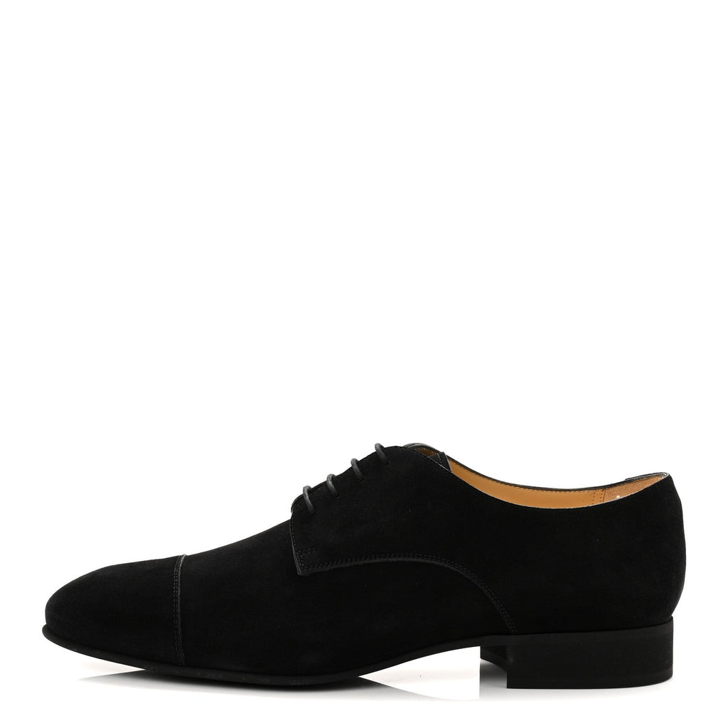 Chanel Veau Velours Mens Loafers 45 Black