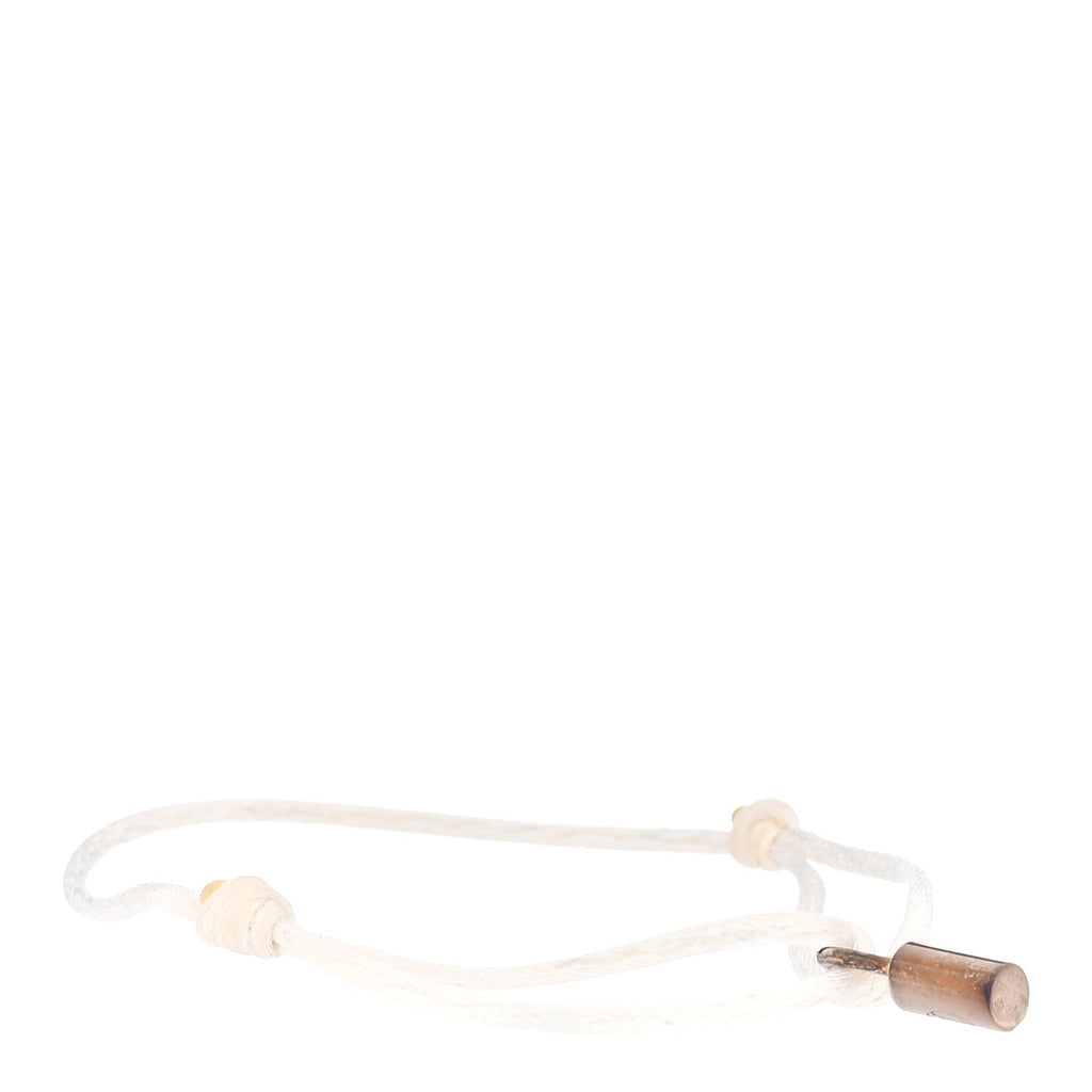 Louis Vuitton X UNICEF Sterling Silver Lockit Bracelet White