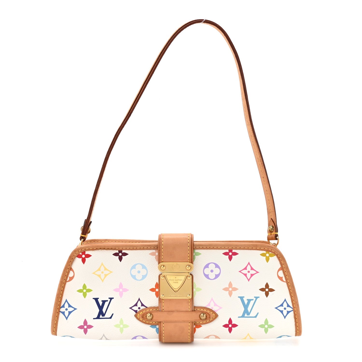 Louis Vuitton Monogram Multicolor Shirley White