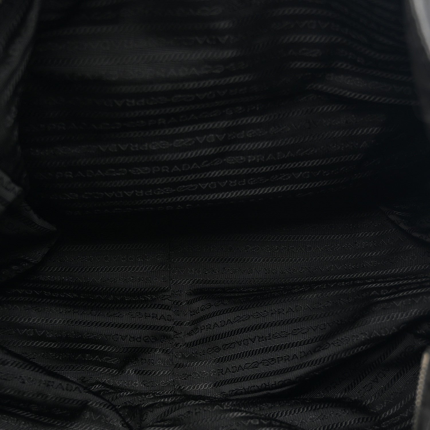 Prada Tessuto Nylon Zip Convertible Tote Black