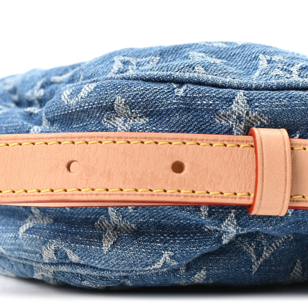 Louis Vuitton Monogram Denim Croissant MM Blue