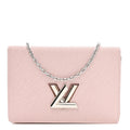 Louis Vuitton Epi Twist Belt Chain Wallet Rose Ballerine