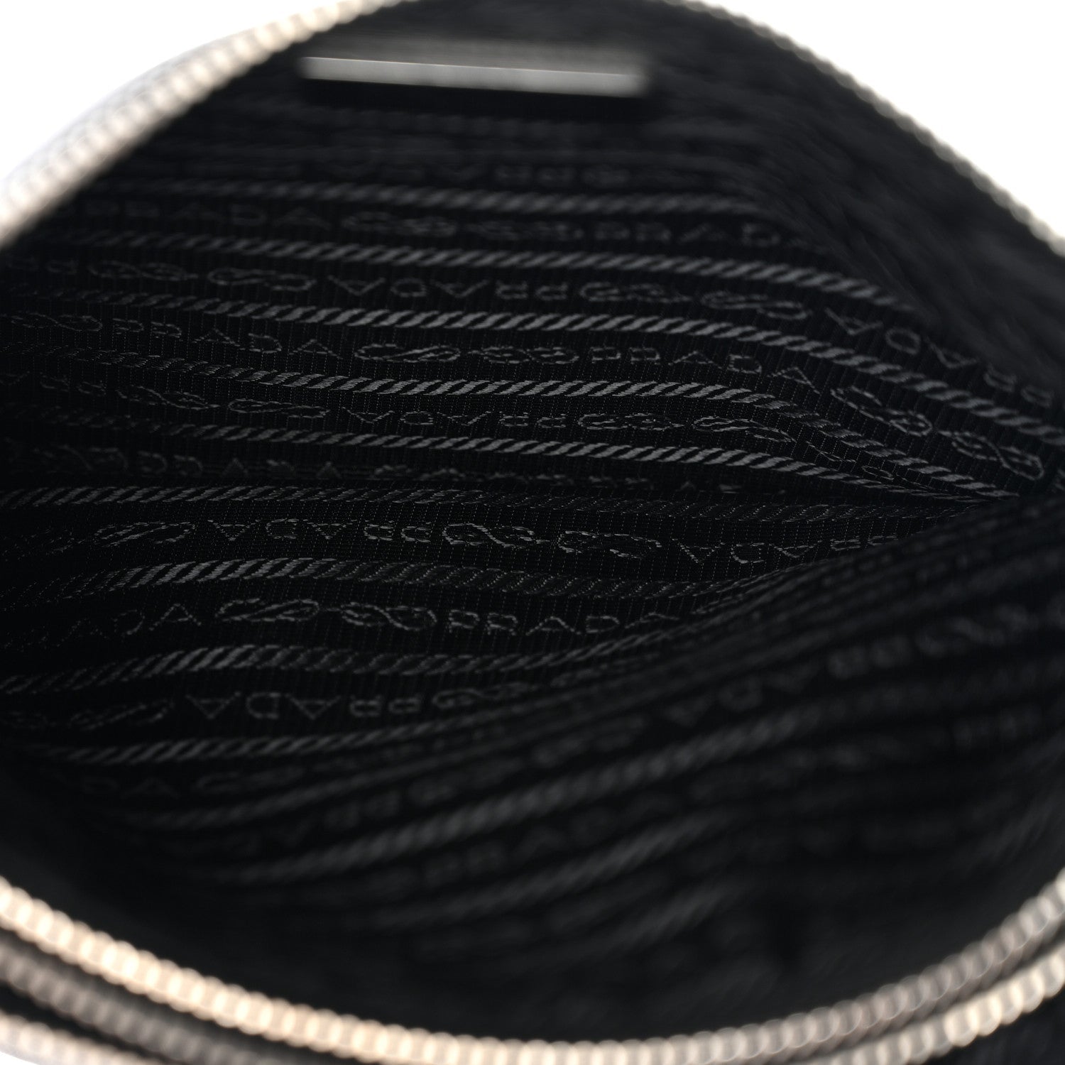 Prada Re-Nylon Saffiano Re-Edition 2000 Double Zip Crossbody Bag Black
