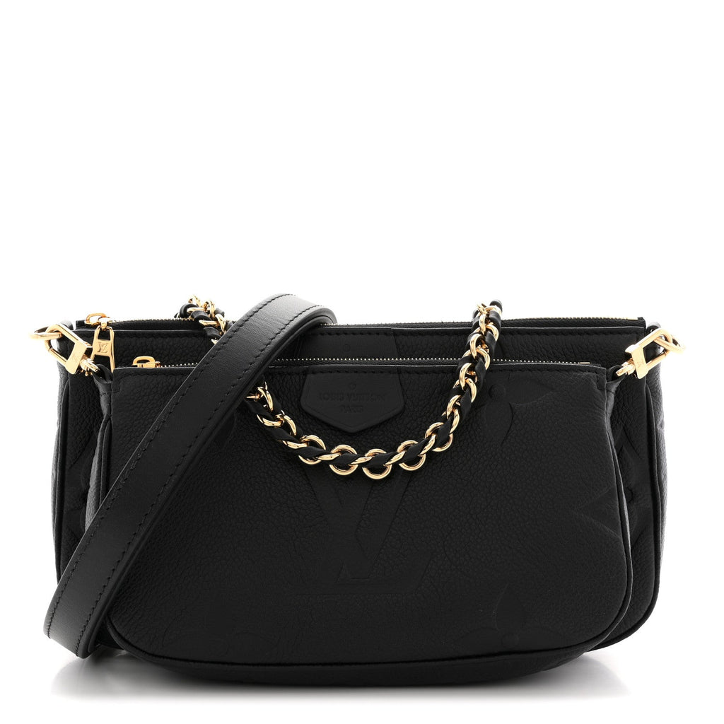 Louis Vuitton Empreinte Monogram Giant Multi Pochette Accessories Black