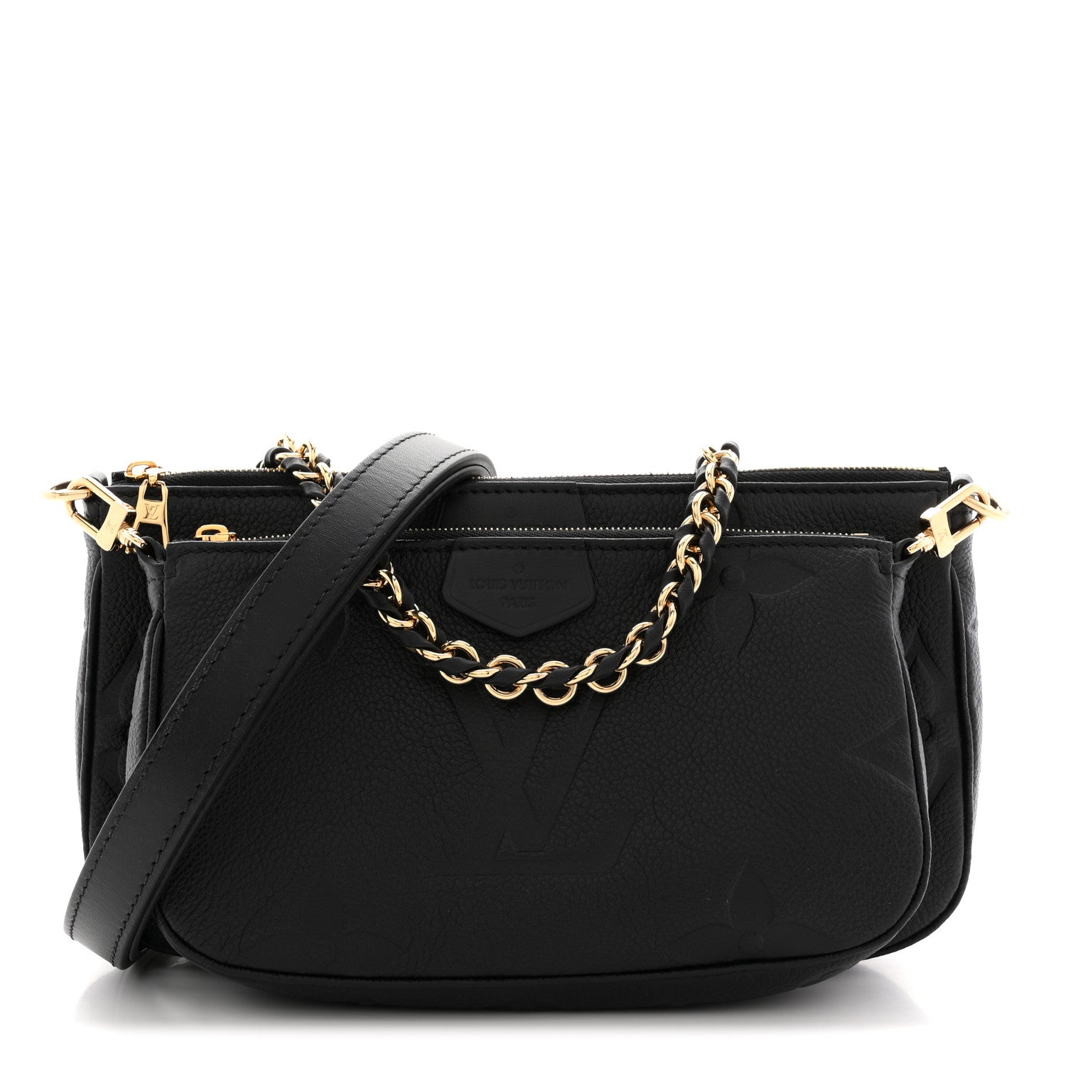 Louis Vuitton Empreinte Monogram Giant Multi Pochette Accessories Black