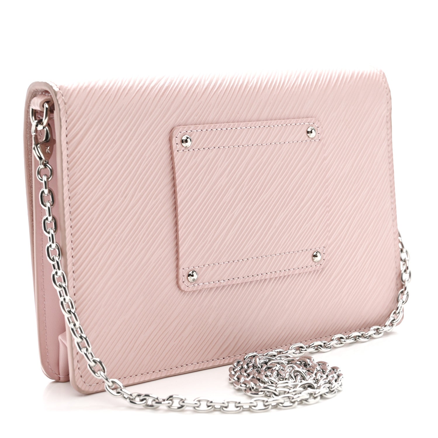 Louis Vuitton Epi Twist Belt Chain Wallet Rose Ballerine